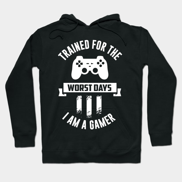 Gaming Quote Hoodie by Imutobi